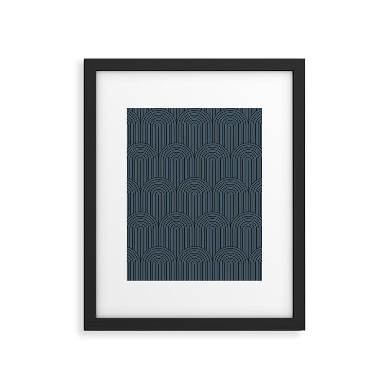 Art Deco Arch Pattern LXIII Framed Art Print Gallery Image 6