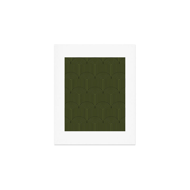 Art Deco Arch Pattern VIII Art Print Gallery Image 1
