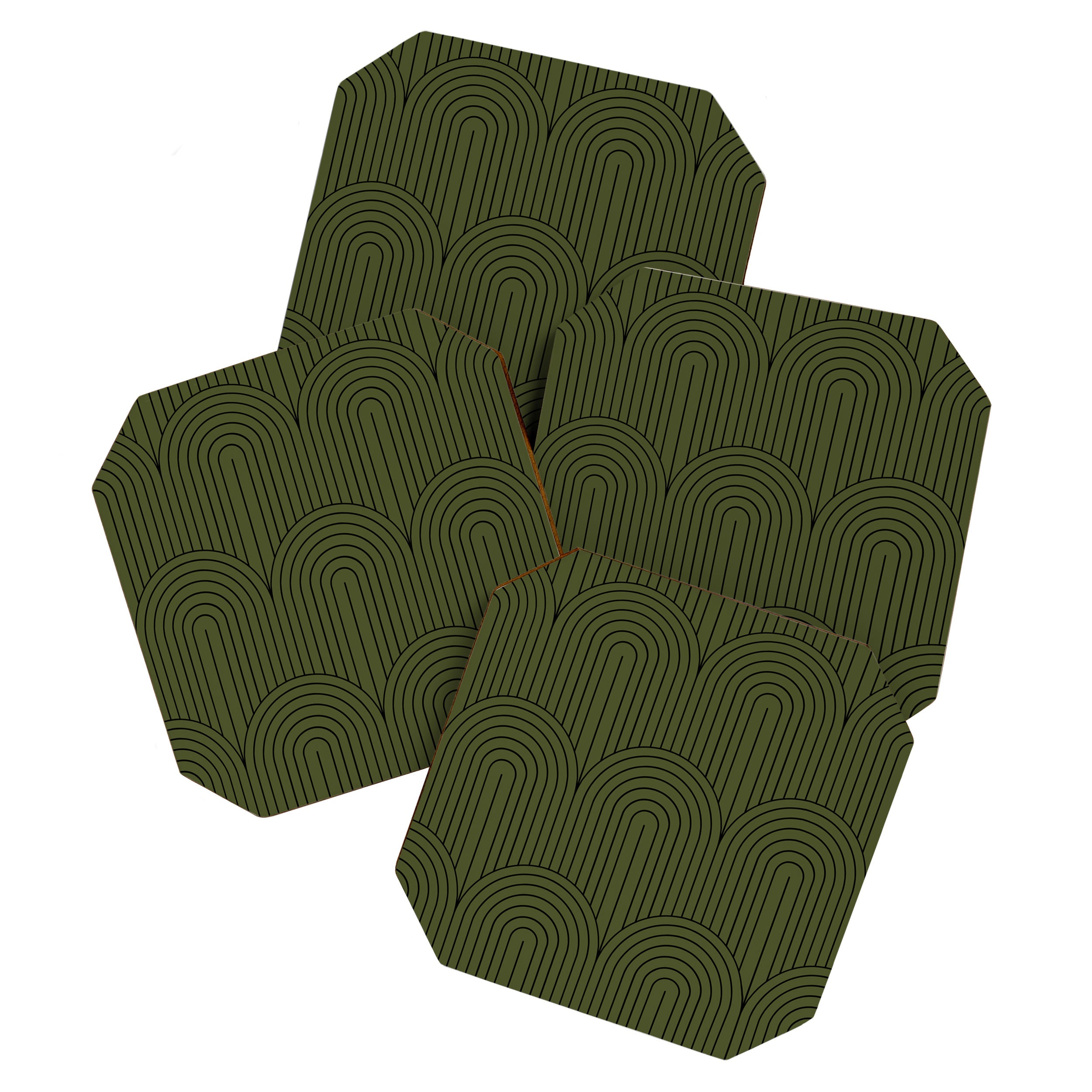 Art Deco Arch Pattern VIII Coaster Gallery Image 1