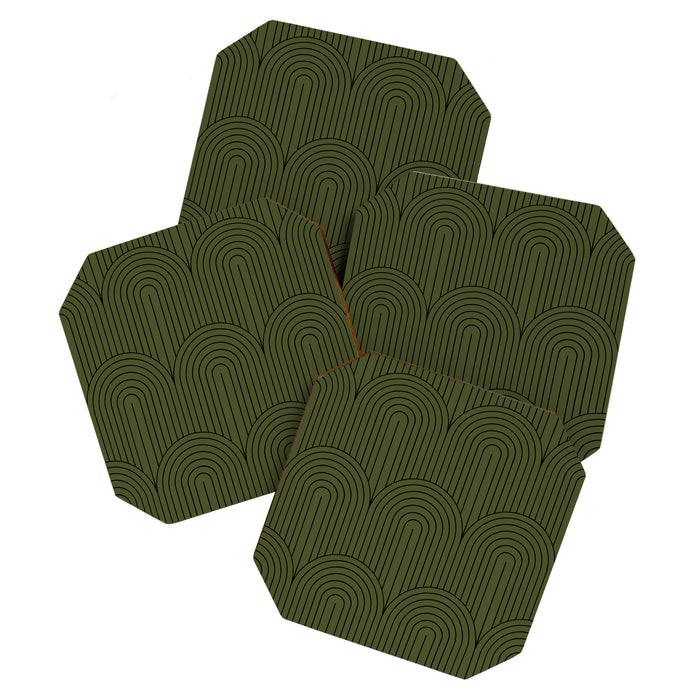 Art Deco Arch Pattern VIII Coaster Gallery Image 1