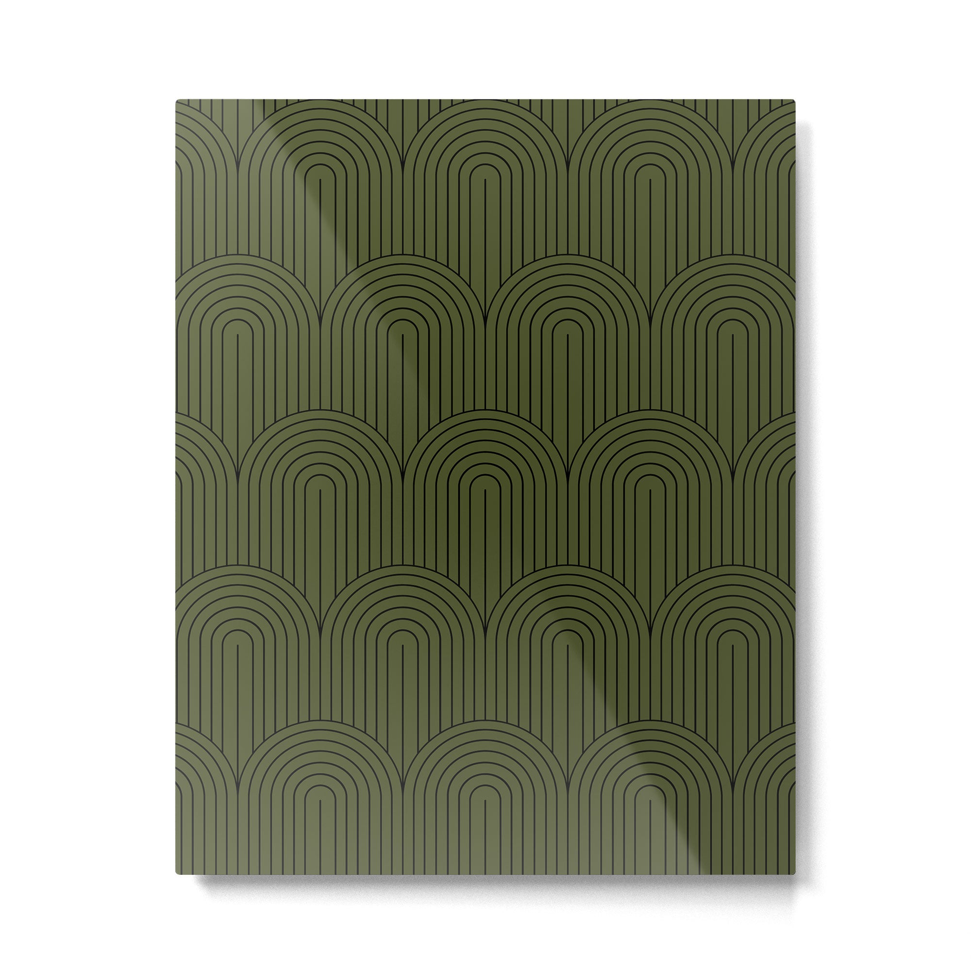 Art Deco Arch Pattern VIII Metal Print Gallery Image 6