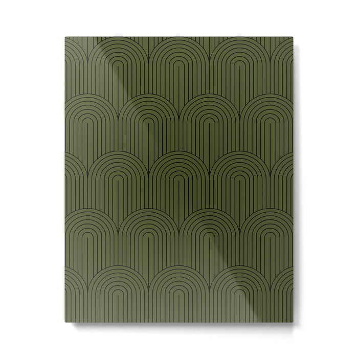 Art Deco Arch Pattern VIII Metal Print Gallery Image 1