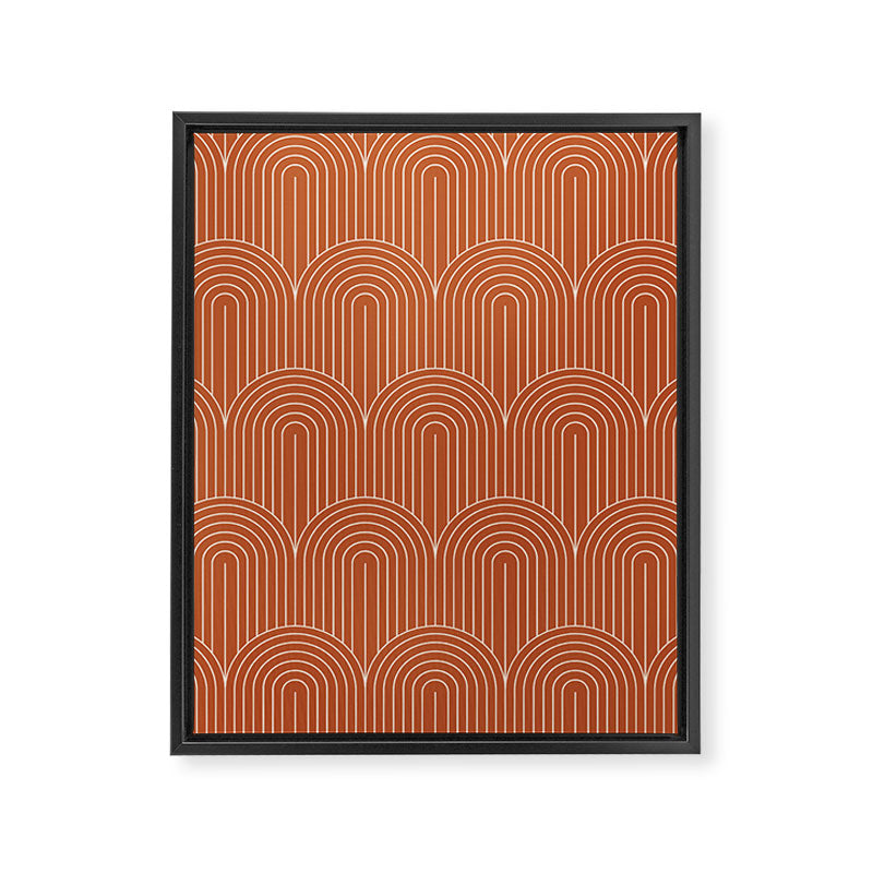 Art Deco Arch Pattern XI Framed Canvas Print Gallery Image 8