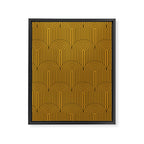 Art Deco Arch Pattern XIII Framed Canvas Print Gallery Image 8