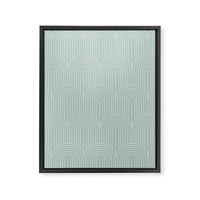 Art Deco Arch Pattern XIX Framed Canvas Print Gallery Image 1