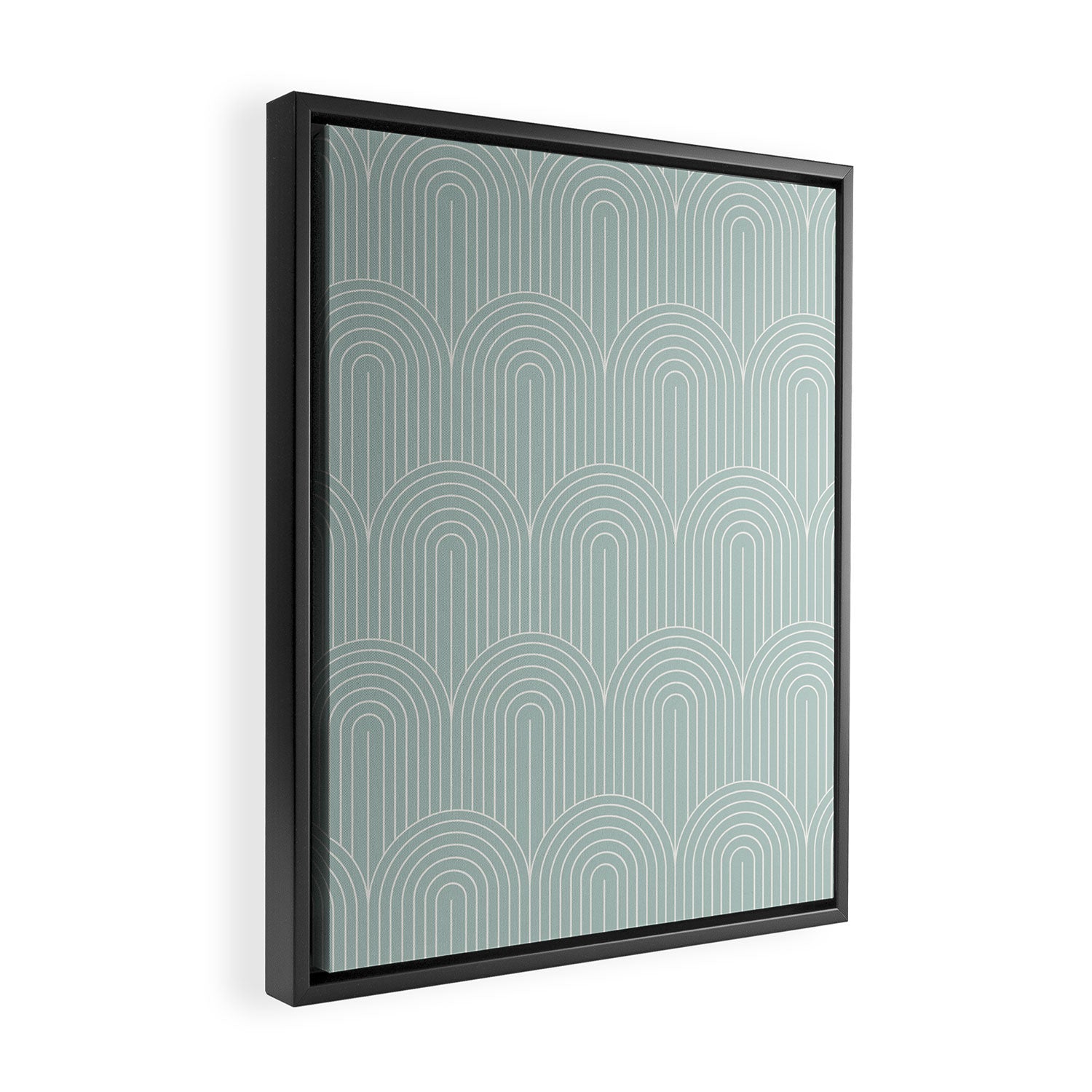 Art Deco Arch Pattern XIX Framed Canvas Print Gallery Image 2