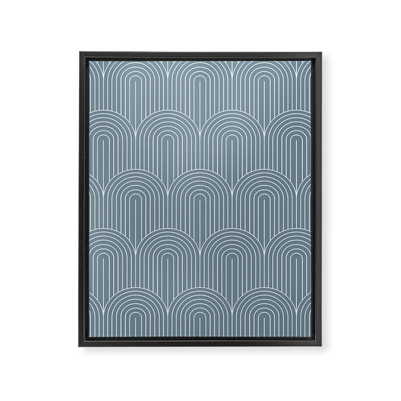 Art Deco Arch Pattern XLI Framed Canvas Print Gallery Image 8