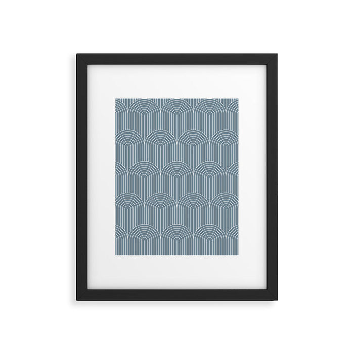 Art Deco Arch Pattern XLI Framed Art Print Gallery Image 1