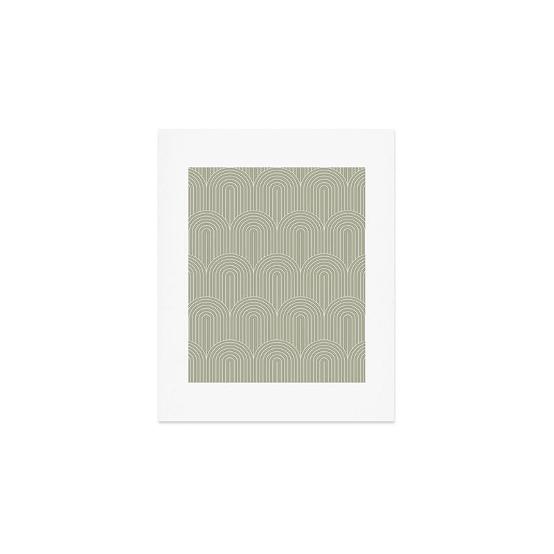 Art Deco Arch Pattern XLIII Art Print Gallery Image 1