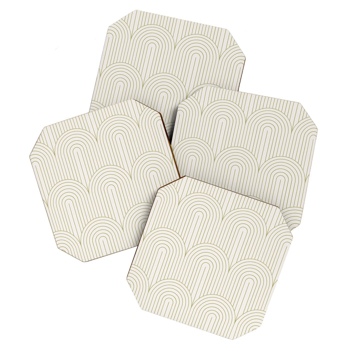 Art Deco Arch Pattern XLIV Coaster Gallery Image 1