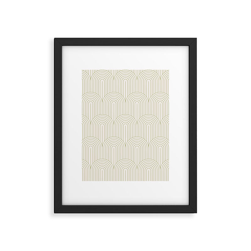 Art Deco Arch Pattern XLIV Framed Art Print Gallery Image 6