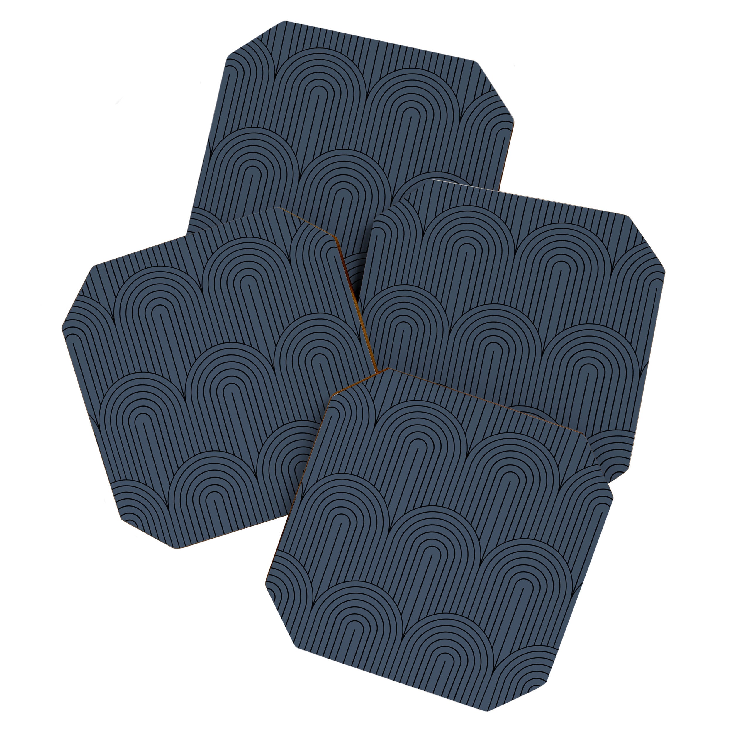 Art Deco Arch Pattern XLVII Coaster Gallery Image 1