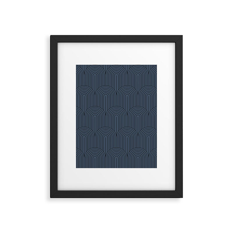 Art Deco Arch Pattern XLVII Framed Art Print Gallery Image 6