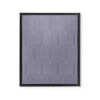 Art Deco Arch Pattern XLVIII Framed Canvas Print Gallery Image 8