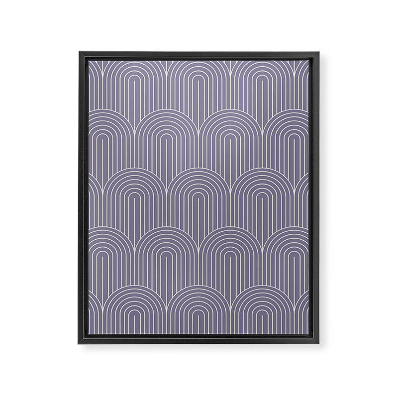 Art Deco Arch Pattern XLVIII Framed Canvas Print Gallery Image 8