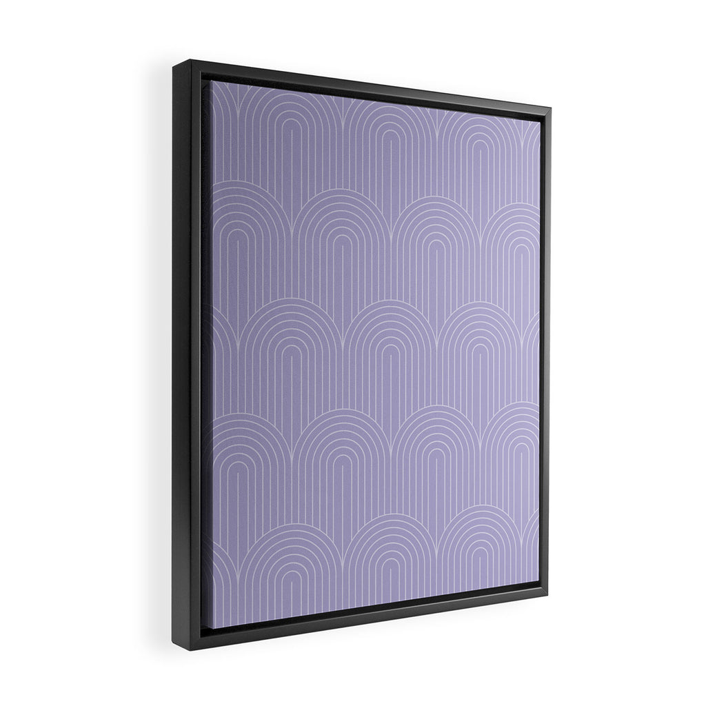 Art Deco Arch Pattern XV Framed Canvas Print Gallery Image 2
