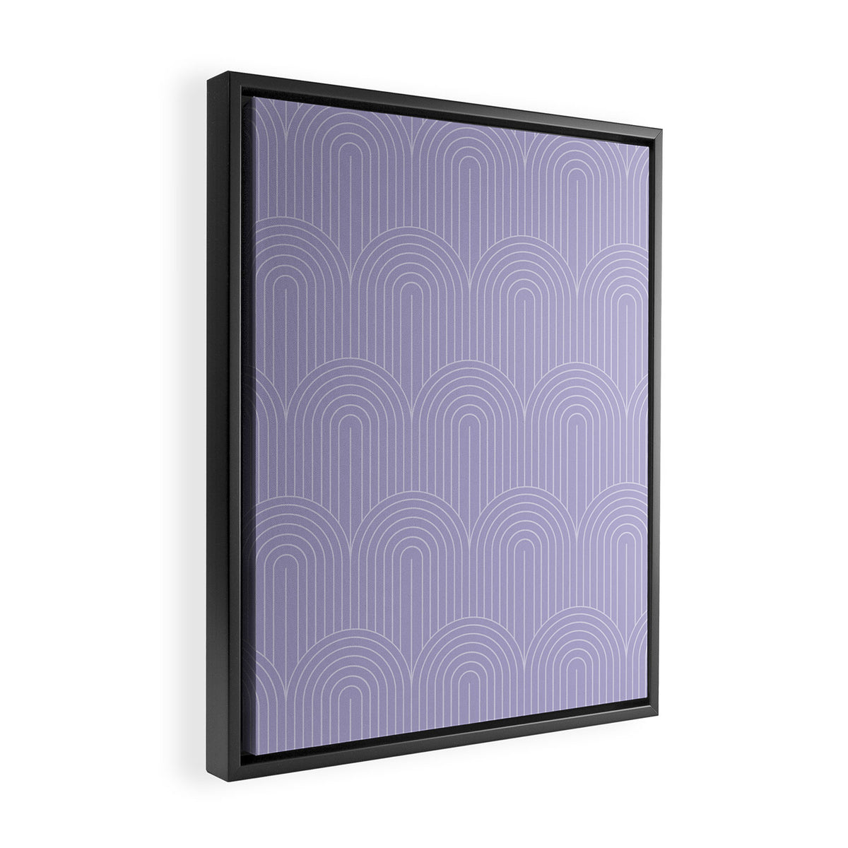Art Deco Arch Pattern XV Framed Canvas Print Gallery Image 2
