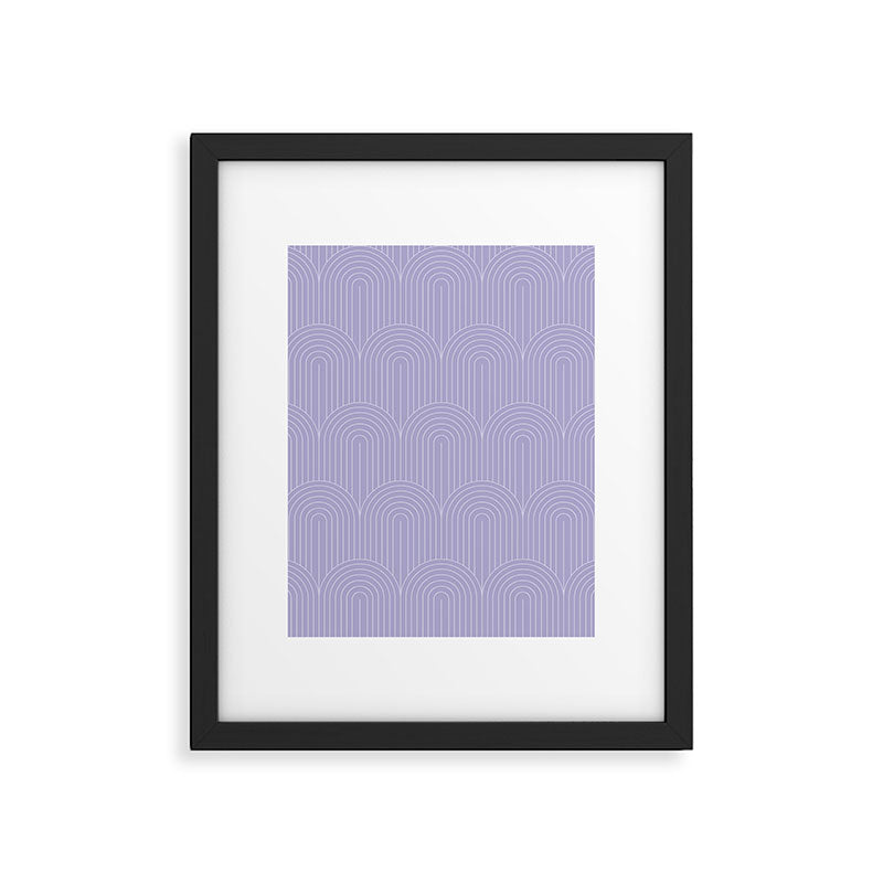 Art Deco Arch Pattern XV Framed Art Print Gallery Image 6