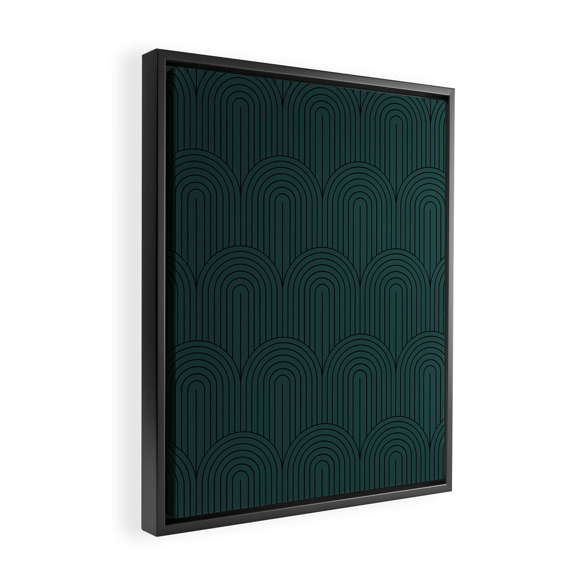 Art Deco Arch Pattern XVI Framed Canvas Print Gallery Image 2