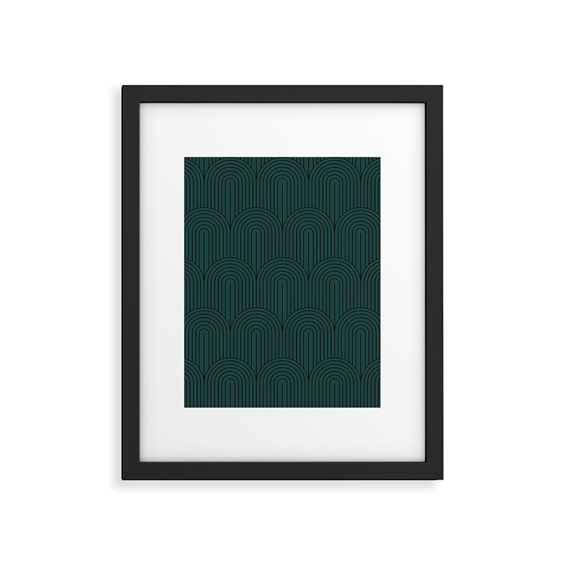 Art Deco Arch Pattern XVI Framed Art Print Gallery Image 6
