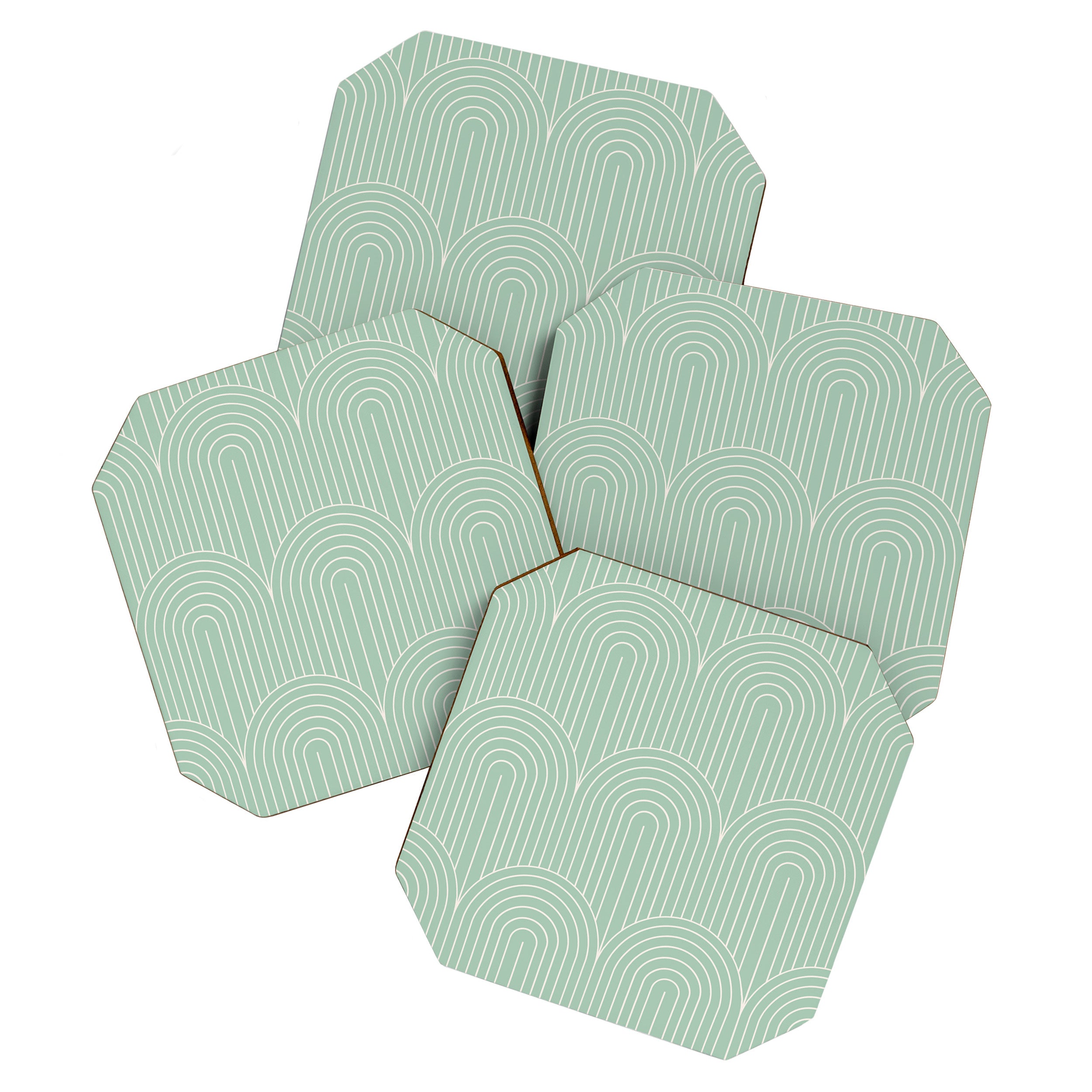 Art Deco Arch Pattern XX Coaster Gallery Image 1
