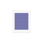 Art Deco Arch Pattern XXI Very Peri Art Print Gallery Image 1