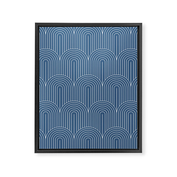 Art Deco Arch Pattern XXIX Framed Canvas Print Gallery Image 1