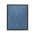 Art Deco Arch Pattern XXIX Framed Canvas Print Gallery Image 8