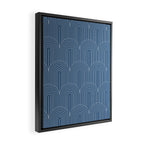 Art Deco Arch Pattern XXIX Framed Canvas Print Gallery Image 2
