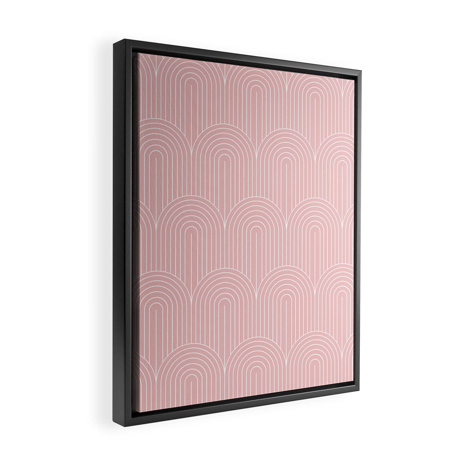 Art Deco Arch Pattern XXV Framed Canvas Print Gallery Image 2