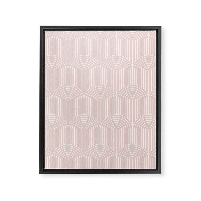 Art Deco Arch Pattern XXXI Framed Canvas Print Gallery Image 1