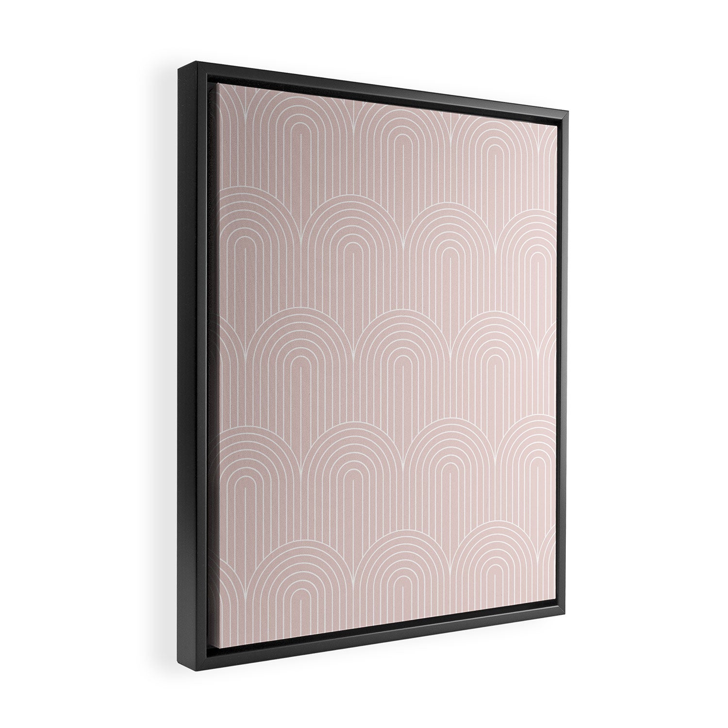 Art Deco Arch Pattern XXXI Framed Canvas Print Gallery Image 2