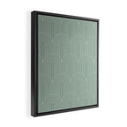 Art Deco Arch Pattern XXXII Framed Canvas Print Gallery Image 2
