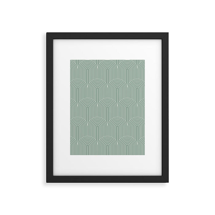 Art Deco Arch Pattern XXXII Framed Art Print Gallery Image 1