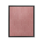 Art Deco Arch Pattern XXXVI Framed Canvas Print Gallery Image 8