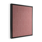 Art Deco Arch Pattern XXXVI Framed Canvas Print Gallery Image 2