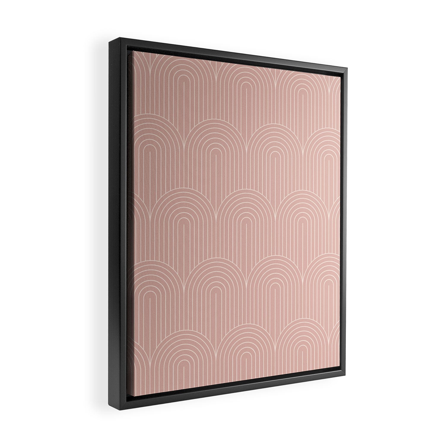 Art Deco Arch Pattern XXXVIII Framed Canvas Print Gallery Image 2