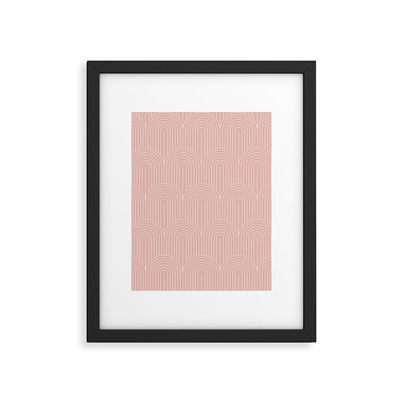 Art Deco Arch Pattern XXXVIII Framed Art Print Gallery Image 6