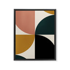 Bauhaus Mid Century Modern Geometric I Framed Canvas Print Gallery Image 8
