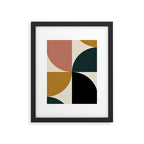 Bauhaus Mid Century Modern Geometric I Framed Art Print Gallery Image 6