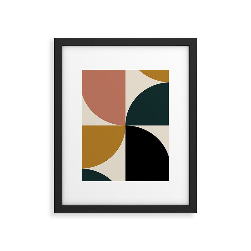 Bauhaus Mid Century Modern Geometric I Framed Art Print Gallery Image 6