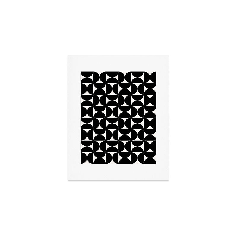 Bauhaus Mid Century Modern Geometric Pattern I Art Print Gallery Image 1