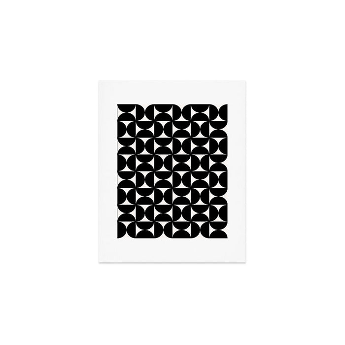 Bauhaus Mid Century Modern Geometric Pattern I Art Print Gallery Image 1