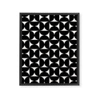 Bauhaus Mid Century Modern Geometric Pattern I Framed Canvas Print Gallery Image 8
