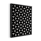Bauhaus Mid Century Modern Geometric Pattern I Framed Canvas Print Gallery Image 2