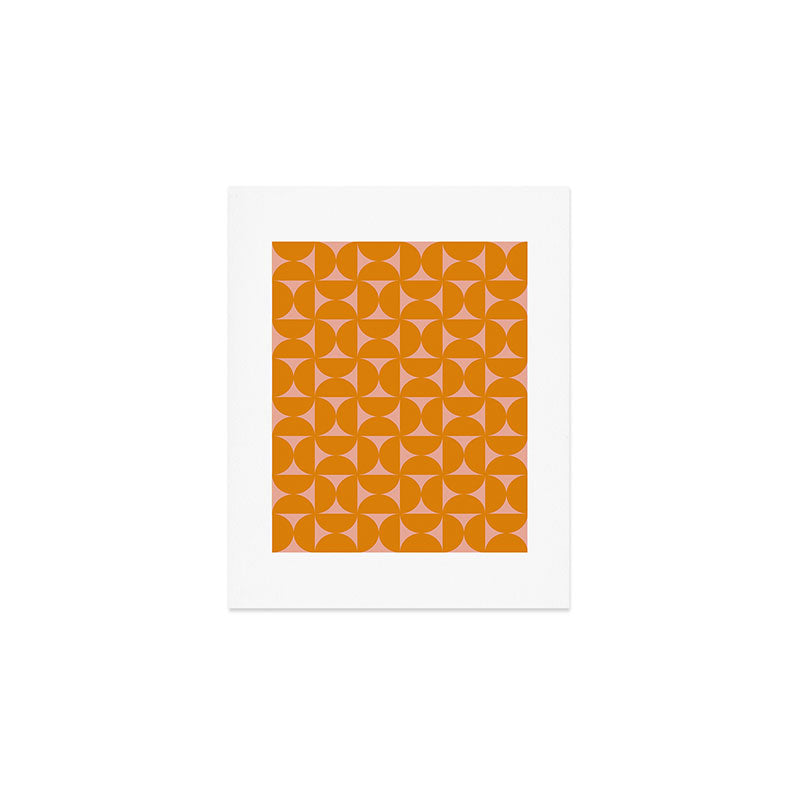 Bauhaus Mid Century Modern Geometric Pattern III Art Print Gallery Image 1