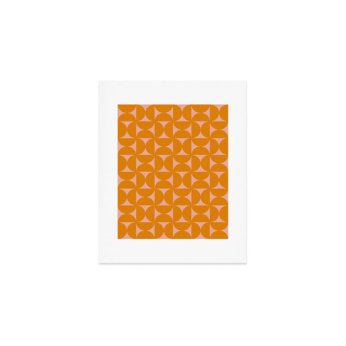 Bauhaus Mid Century Modern Geometric Pattern III Art Print Gallery Image 1