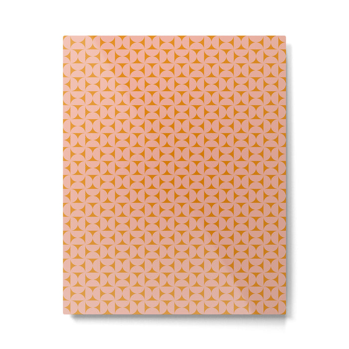 Bauhaus Mid Century Modern Geometric Pattern IV Metal Print Gallery Image 1