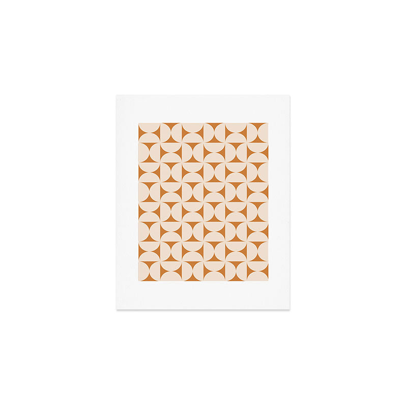 Bauhaus Mid Century Modern Geometric Pattern IX Art Print Gallery Image 1