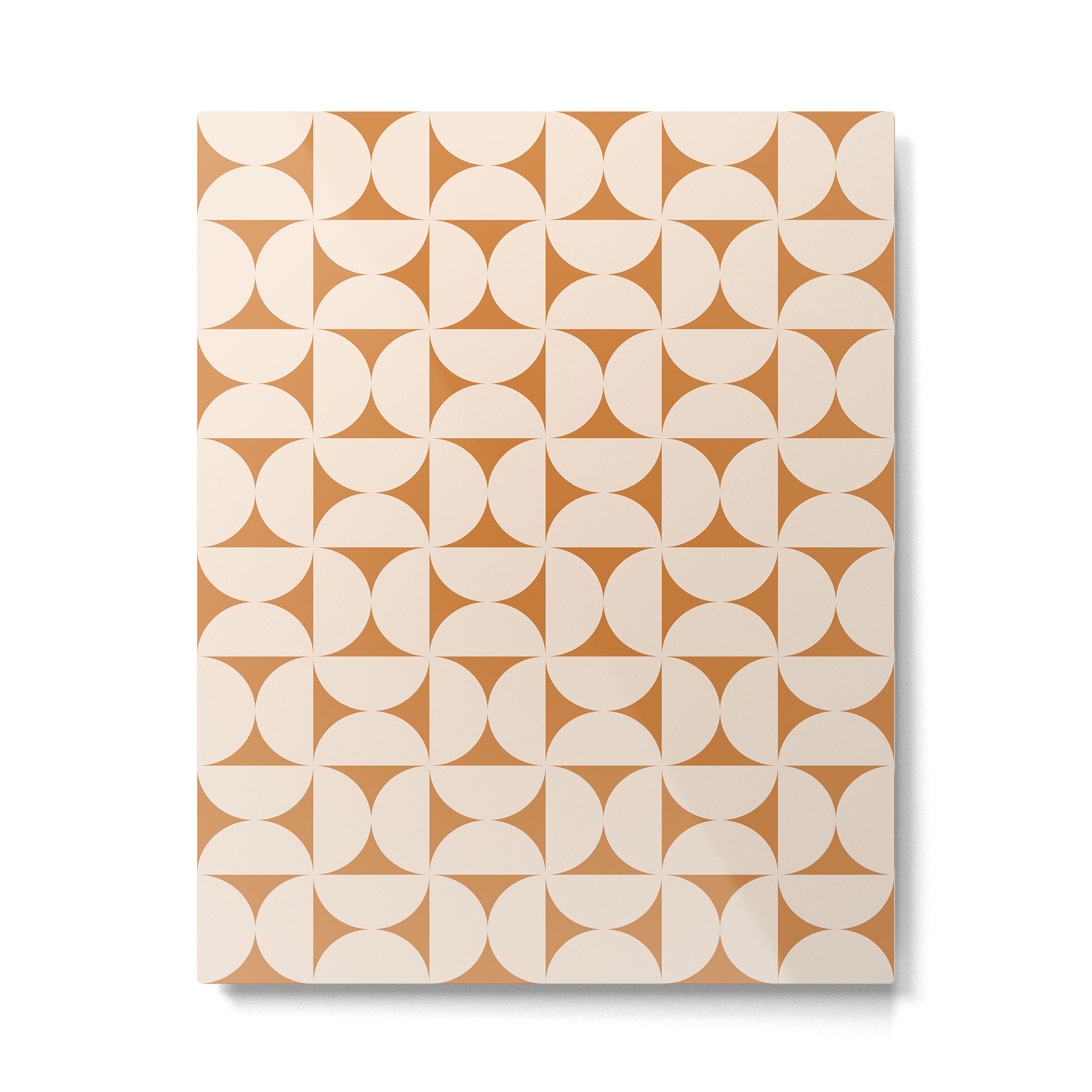 Bauhaus Mid Century Modern Geometric Pattern IX Metal Print Gallery Image 6